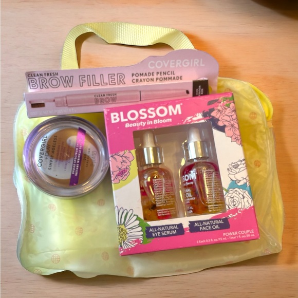 Wellness BundleBlossom Serum & Oil, Covergirl Ageless & clean Brow Filler NWT - Picture 1 of 6